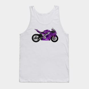 Cute sports motorcycle cartoon Tank Top